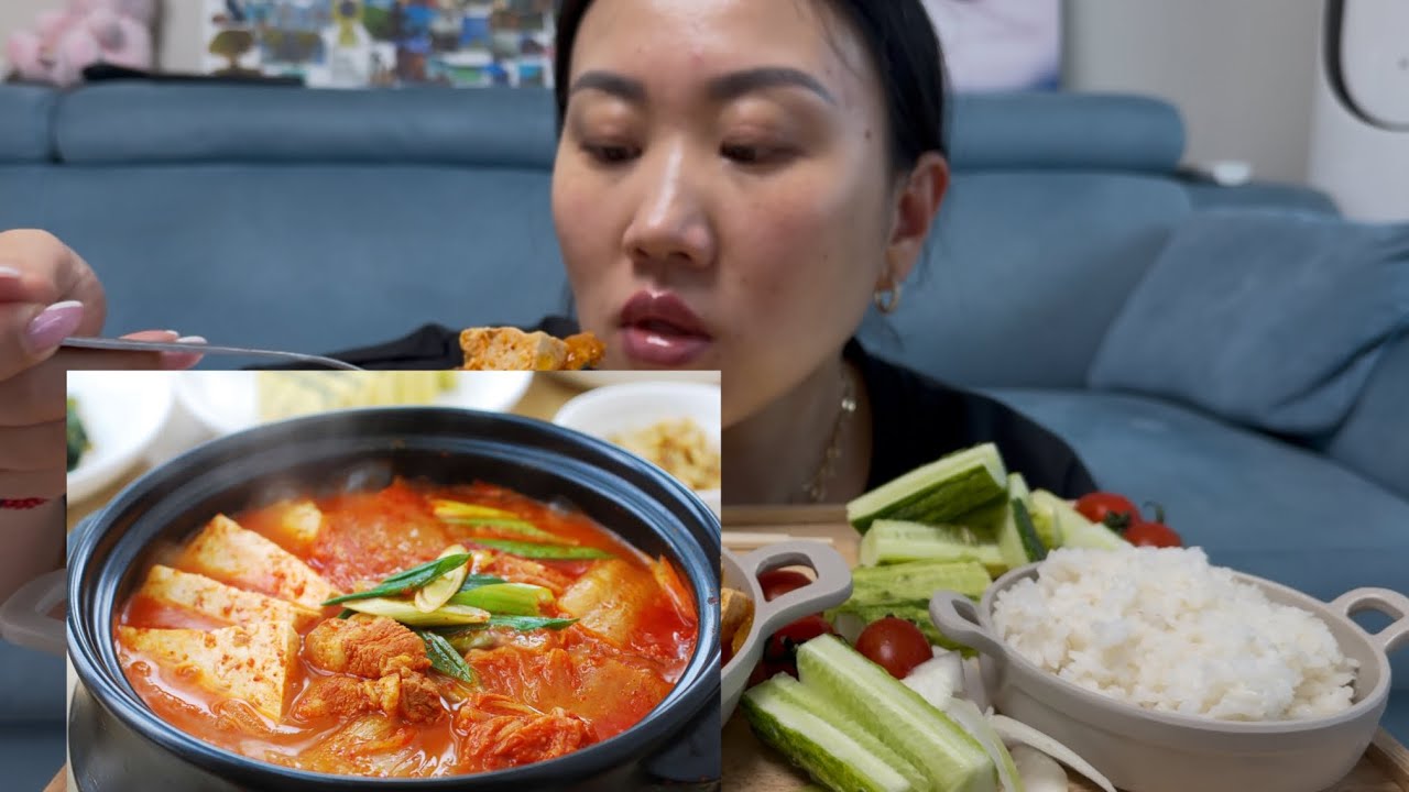КОРЕЙСКИЙ БОРЩ ИЗ КИМЧИ🥬|МУКБАНГ |김치찌개 |먹방| ПРОИСШЕСТВИЯ НА РАБОТЕ ‼️⛔️⚠️