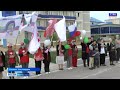 В Дагестане торжественно встретили росгвардейцев, вернувшихся с Украины