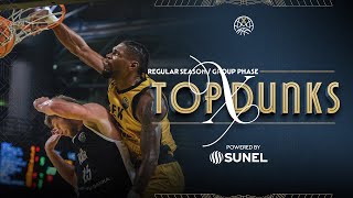 Top 10 Dunks Of The Group Phase - Powered By Sunel 2025-26