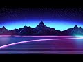 4K Retrowave Mountains Screensaver (8 Hours)