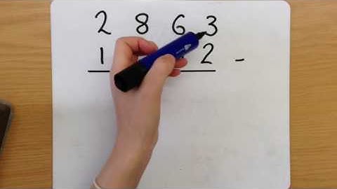 How to carry out Year 5 Subtraction