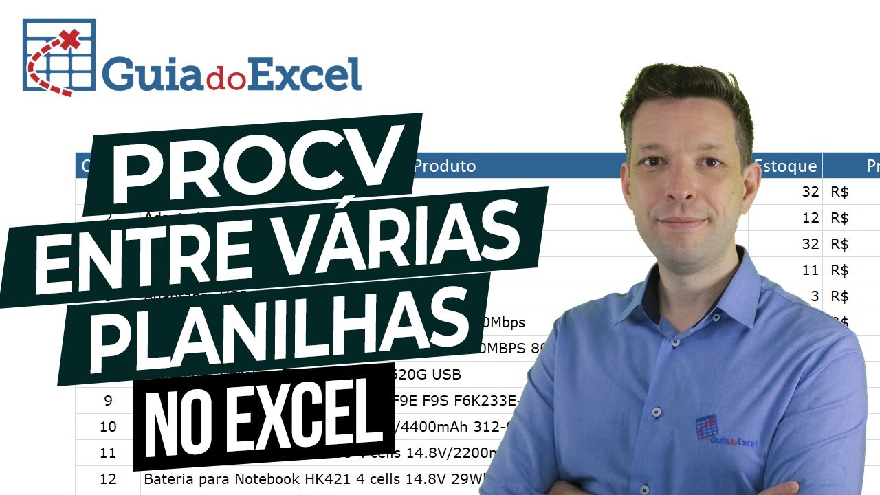 Procv entre planilhas Excel - Procv entre várias planilhas