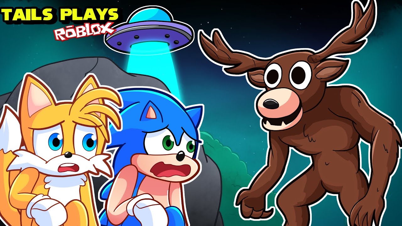 🦊 TAILS AND SONIC ESCAPE FROM NEW ALIENS AND DEER! | Tails Plays Roblox 99 Nights In The Forest