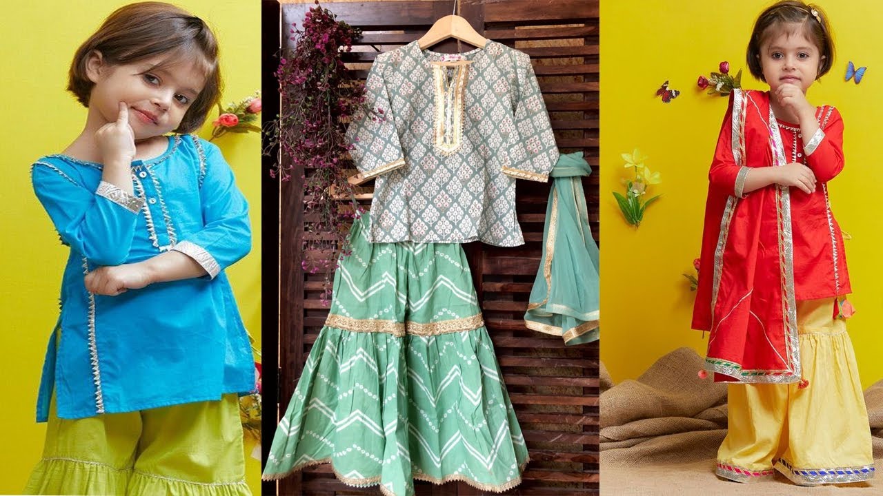 baby girl dresses designs 2020/stylish and gorgeous sharara garara with ...