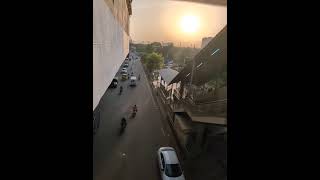 #song #railways #hyderabad #metro #hmrl #india #train #evenings #sunset #road #views #trending