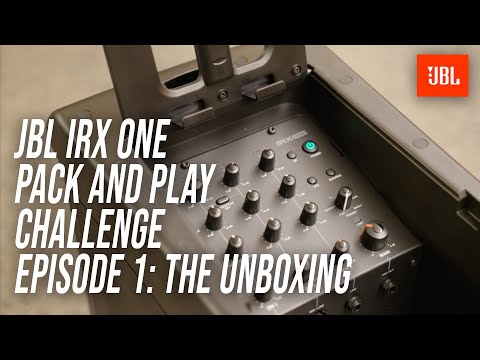 JBL IRX One Pack and Play Challenge Episode 1: The Unboxing