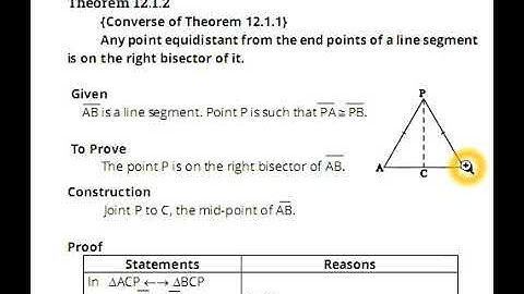 Theorem 12.2 || Class 9th ||