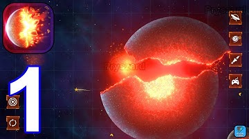 Solar Smash 2D - Gameplay Walkthrough Part 1 Space War Army Commander (iOS, Android Gameplay)