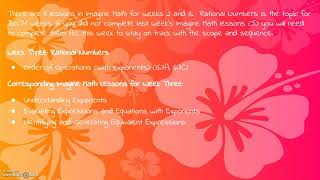 Summer Bridge Week 3: Rational Number Directions Video