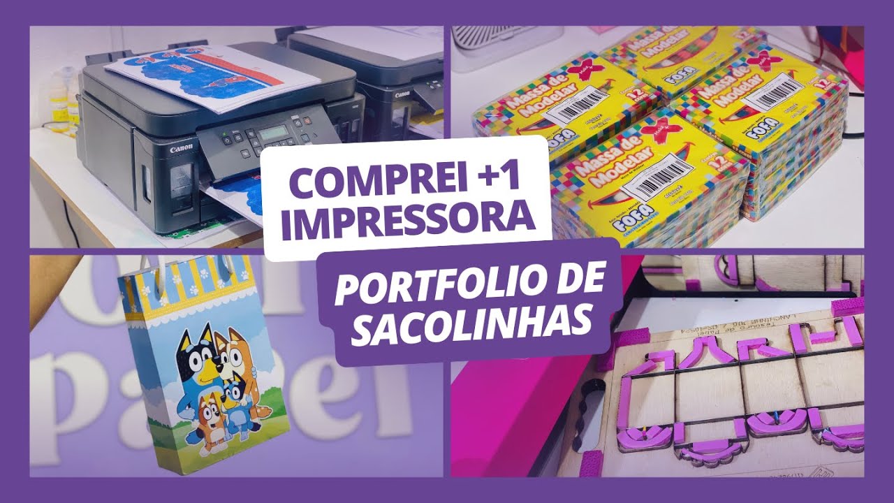 Portfolio com a Faca Nova e Comprei Outra Canon | Rotina de Encomendas