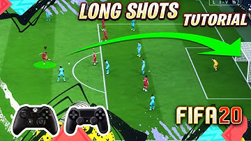 FIFA 20 LONG SHOTS TUTORIAL - THE SECRETS TO SCORE GOALS FROM LONG SHOTS in FIFA 20 - TIPS & TRICKS!