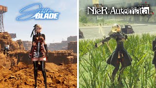 Stellar Blade vs NieR: Automata - Physics and Details Comparison