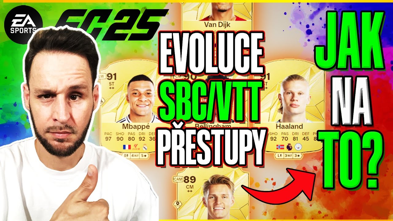 PRŮVODCE FUT: Jak na EVOLUCE, SBC A PŘESTUPY? | EA SPORTS FC 25 CZ/SK