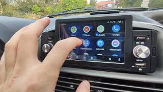 1din 5'' Touch Screen Display | BT | Android Auto | Multimedia Car Radio SWM 160C - function review