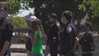 Thousands of San Diego protesters march from downtown to North Park and back
