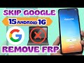 WITHOUT PC Skip Google Account Samsung FRP Bypass ANDROID 16 - 15-14