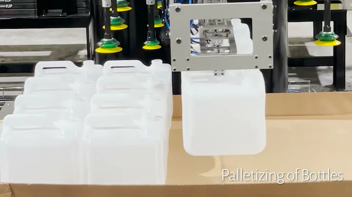 MESH Tray Former and Bottle Palletizing Cell