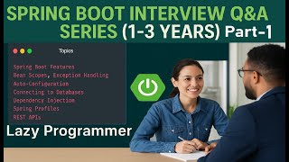 Famous Spring Boot Interview 1-3 Years (Set 1) | Java | Microservices | Lazy Programmer Wealth