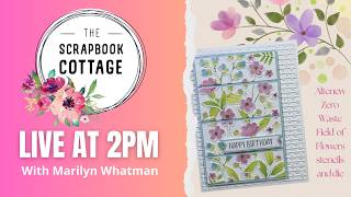 Video #110 - Altenew Zero-Waste Field of Flowers stencils and die screenshot 4