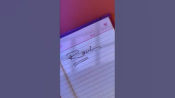 Ravi Sign Design || Signature Design || #shorts
