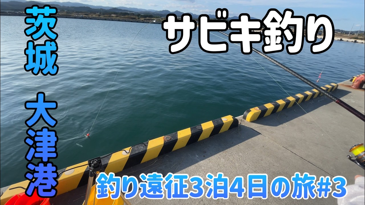【茨城遠征】大津港 投げサビキでアジを狙う