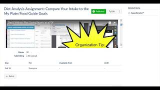 my plate assignment instruction video screenshot 4