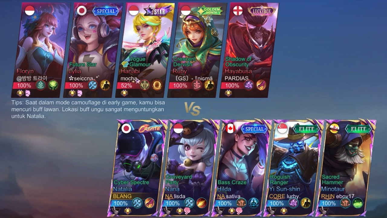 Gameplay NATALIA hyper musuh ketar ketir kalau ketemu langsung hilang!!!