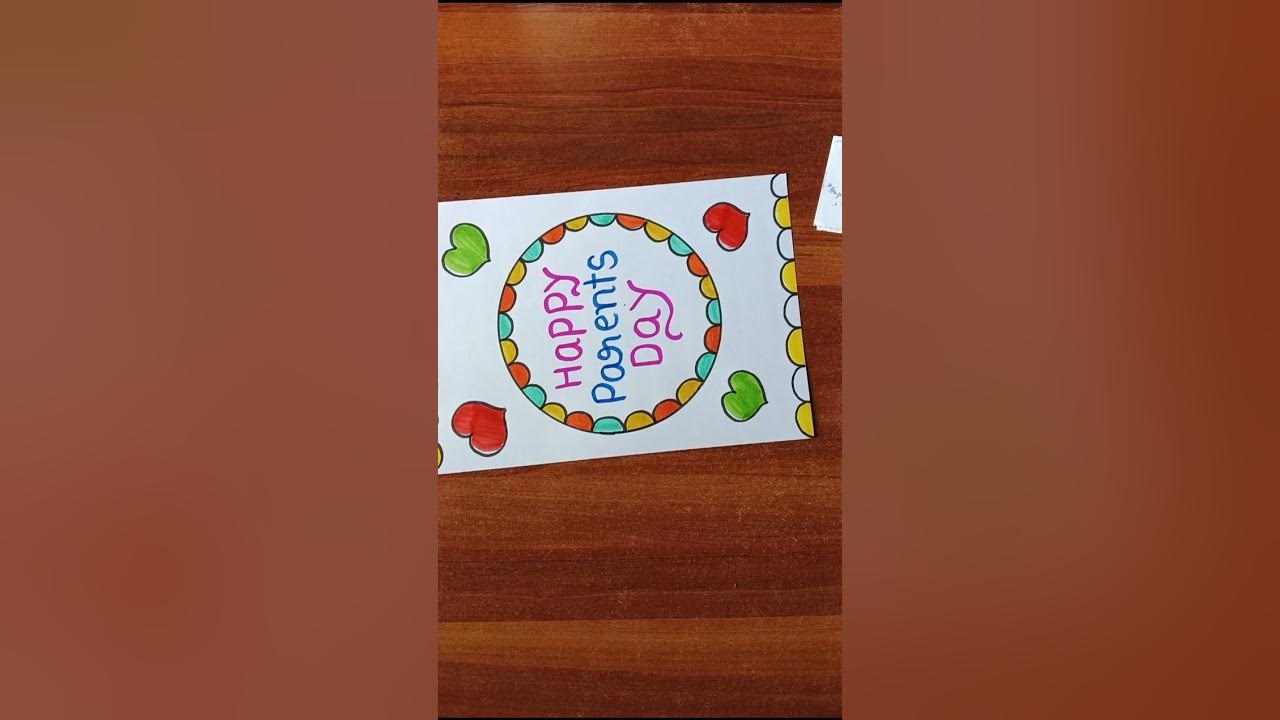 parents day unique card