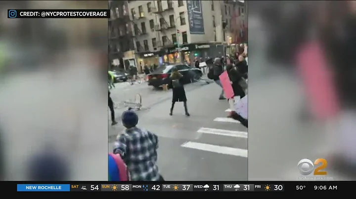 Driver Arrested After Protesters Struck By Car In ...
