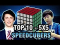 Top 10 - 5x5 Speedcubers 2017