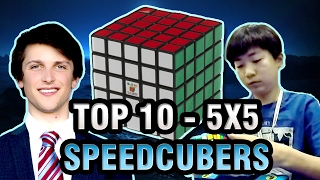 Top 10 - 5x5 Speedcubers 2017
