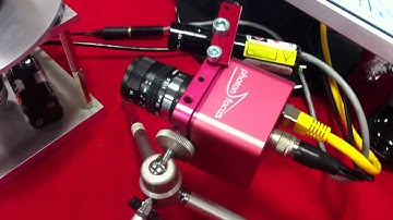 Photonfocus 3D triangulation demo at the SPIE Photonics West 2012