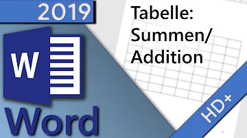 Wie Summe in Word Tabelle?