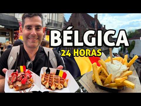 Tudo Que Comemos em 24 Horas na Bélgica