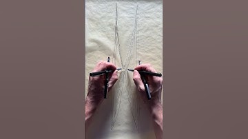 Sketching Perspective - Brain Training Vertical Geometries #art