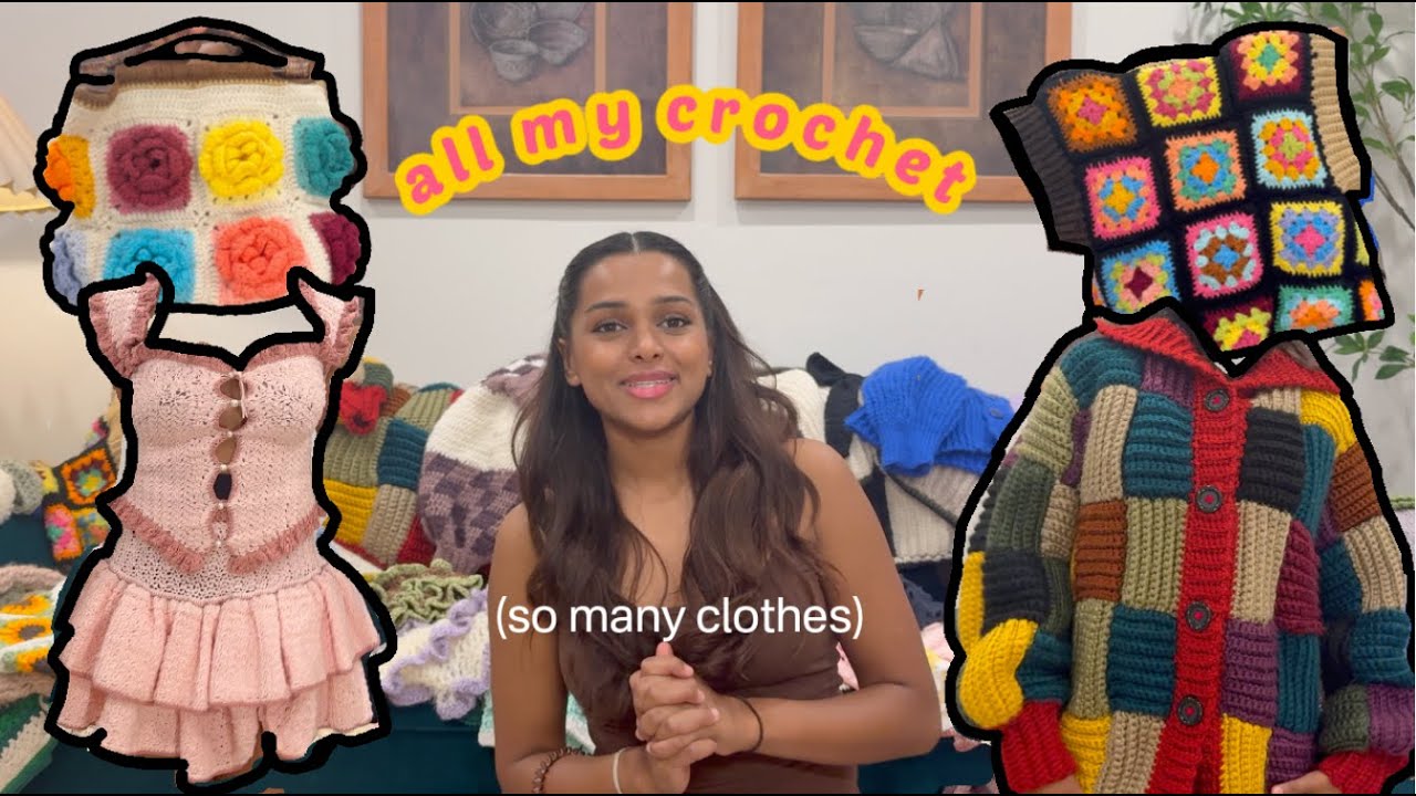 Всё, что я когда-либо вязала крючком... будучи новичком в этом деле (СТОЛЬКО ОДЕЖДЫ!)