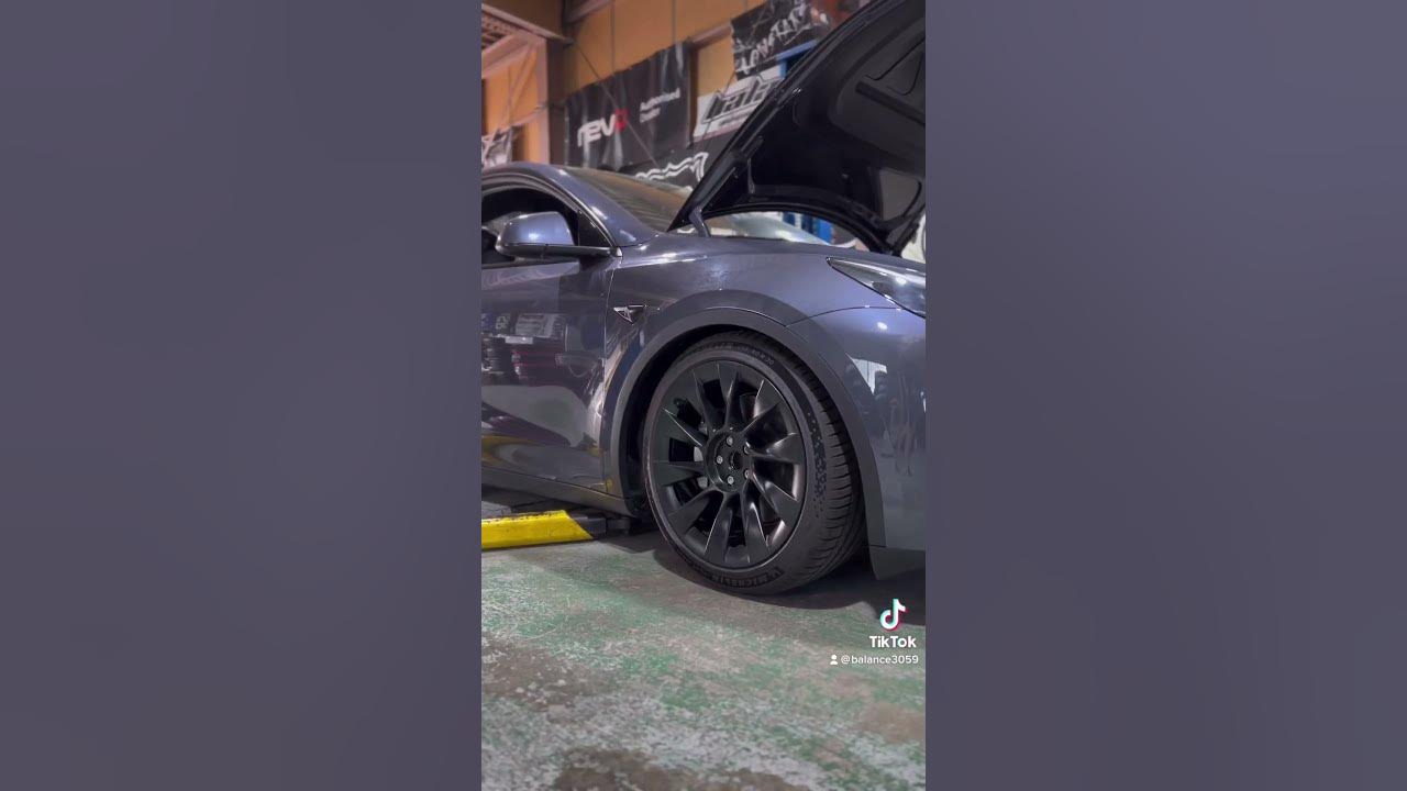shorts TESLA Model Y Air Suspension Installation YouTube