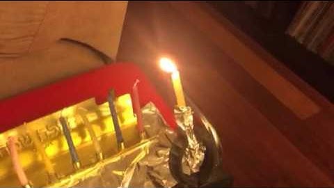 Chanukah Blessing with the Heatkit Hero-1 Robot