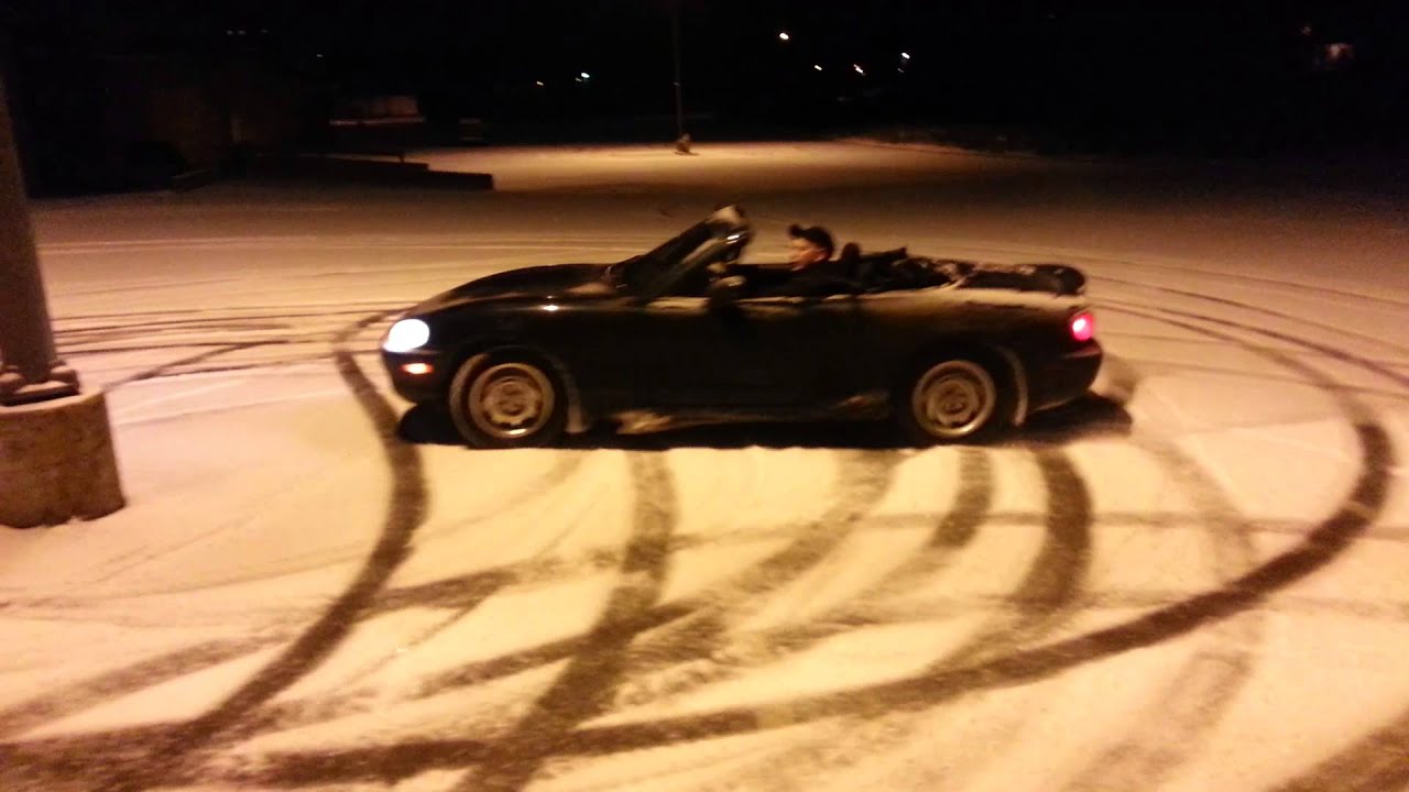 2000 NB Miata snow fun YouTube