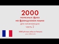 2000 полезных фраз на французском языке для начинающих. Часть 2