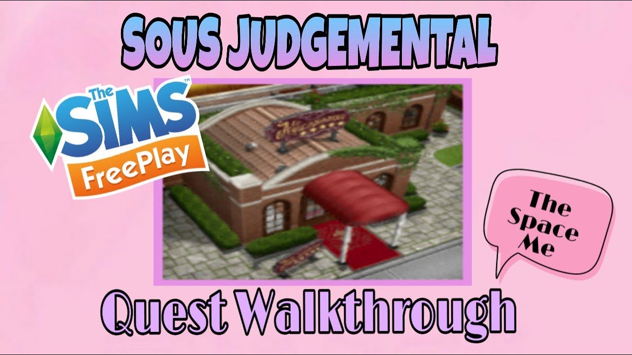 The Sims Freeplay Sous judgemental Quest Walkthrough YouTube