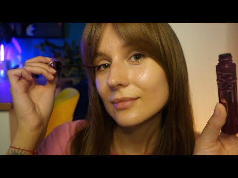 ASMR po polsku 🌙 Szykuję się do Nagrywania 🧖🏻‍♀️ Malowania, Suszenie Włosów (soft spoken + szept)