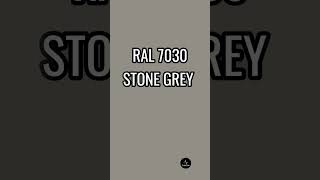 RAL 7030 Stone Grey – warm natural grey | modern interior color #design #ralcolors #industry#grey