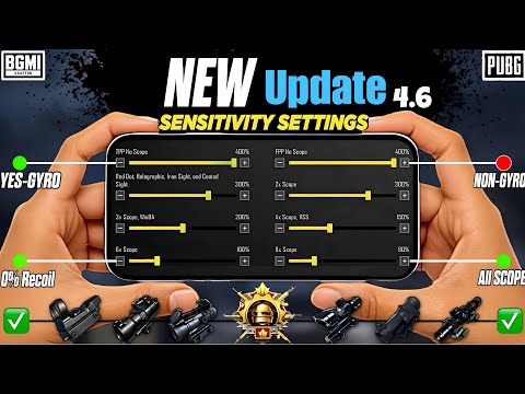 BGMI BEST 🔥 SENSITIVITY SETTINGS | BGMI SENSITIVITY CODE TODAY | BGMI ZERO RECOIL SENSITIVITY CODE