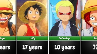 What Age did One Piece Characters Become Pirates ?