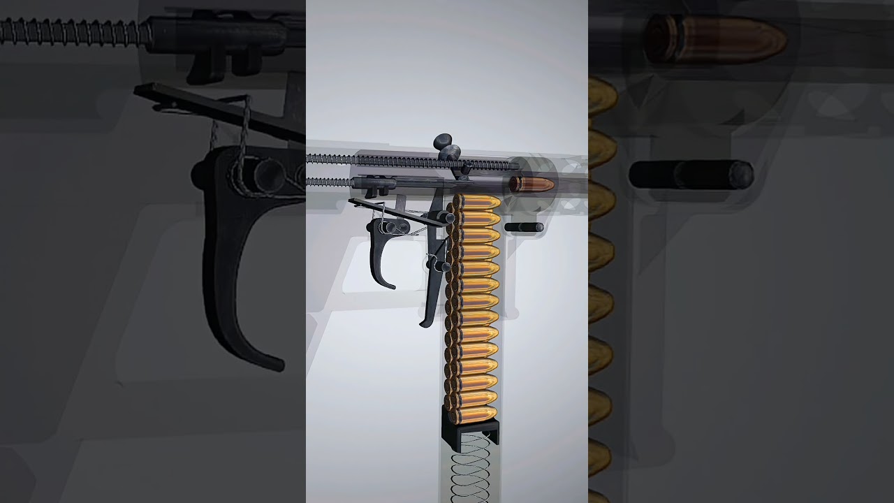 Tec 9 pistol caliber carbine mechanism