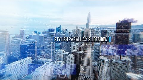 Stylish Parallax Slideshow ( After Effects Project Files)