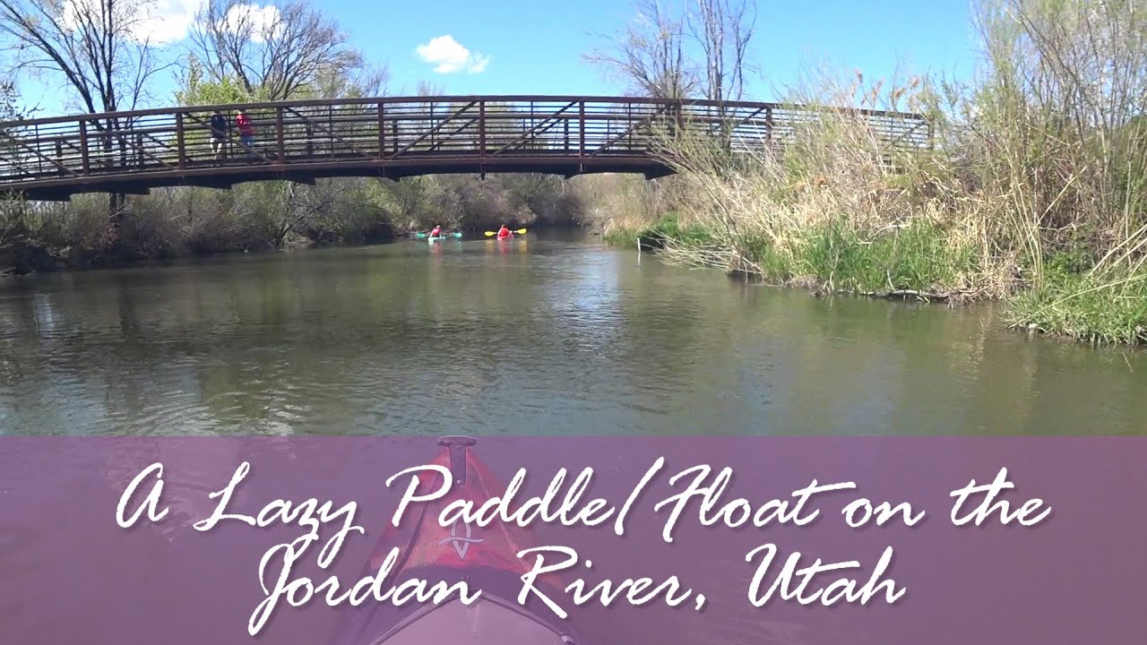 Jordan River Paddle, from1800 N Redwood Rd, Salt Lake City, Utah to Porters Landing, April 2020