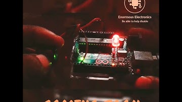 LED ON-OFF with push-button using Arduino|Enormous Electronics