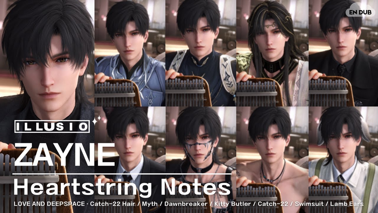 【ILLUSIO】Zayne: Heartstring Notes (Hair/Myth/Limited) Kindled | Love ...